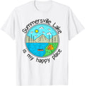 Fishing Boating Camping - My Happy Place Summersville Lake T-Shirt for Men Women Kids T-Shirt | Trending 2025 | Daily Wear Essential
