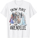 Frozen - Elsa Anna Olaf Kristoff Snow Place Like Arendelle Apparel | Google Shopping Optimized | Aesthetic Casual Look