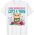 Easily distracted by Cats and yarn Yarn Supply | Top Rated | Best Seller Choice