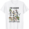 Gardening Funny Quote Garden Lover Plant Flower Happy Place Apparel | Premium Quality | Perfect Gift Choice