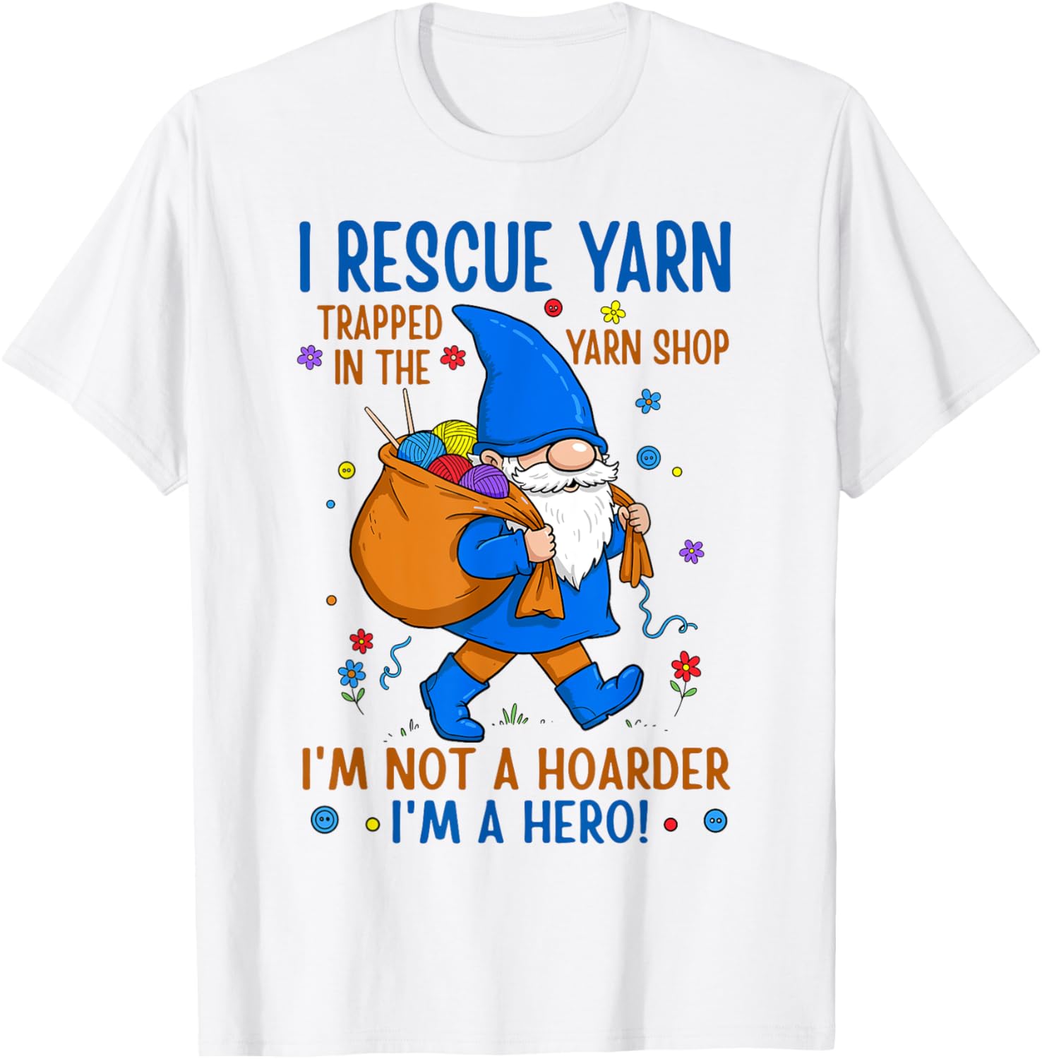 i rescue yarn trapped in the yarn shop gnome crochet Yarn Supply | High Search Volume | Best Seller Choice