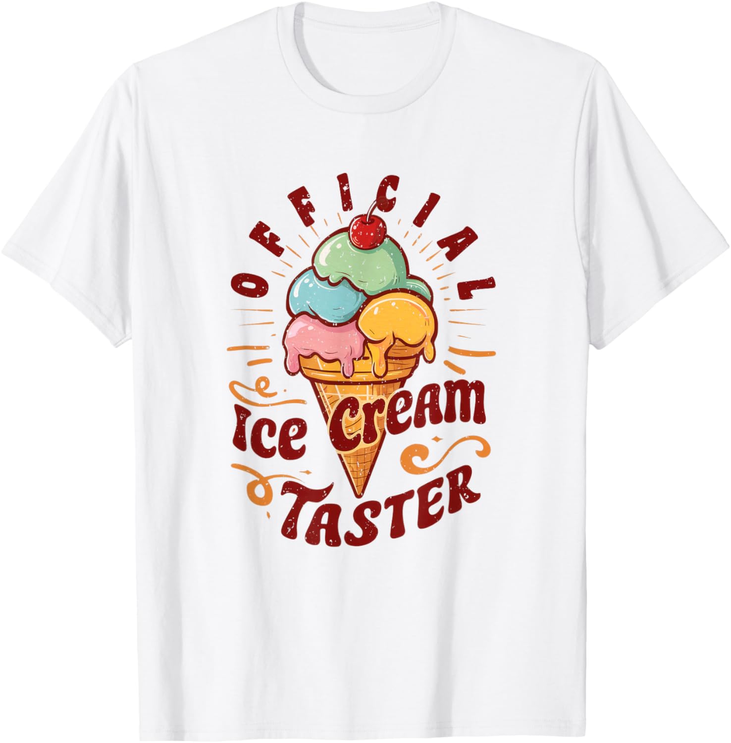 Funny Official Ice Cream Taster Adult Toddler Boys Girls Apparel | Trending 2025 | Comfort Daily Wear
