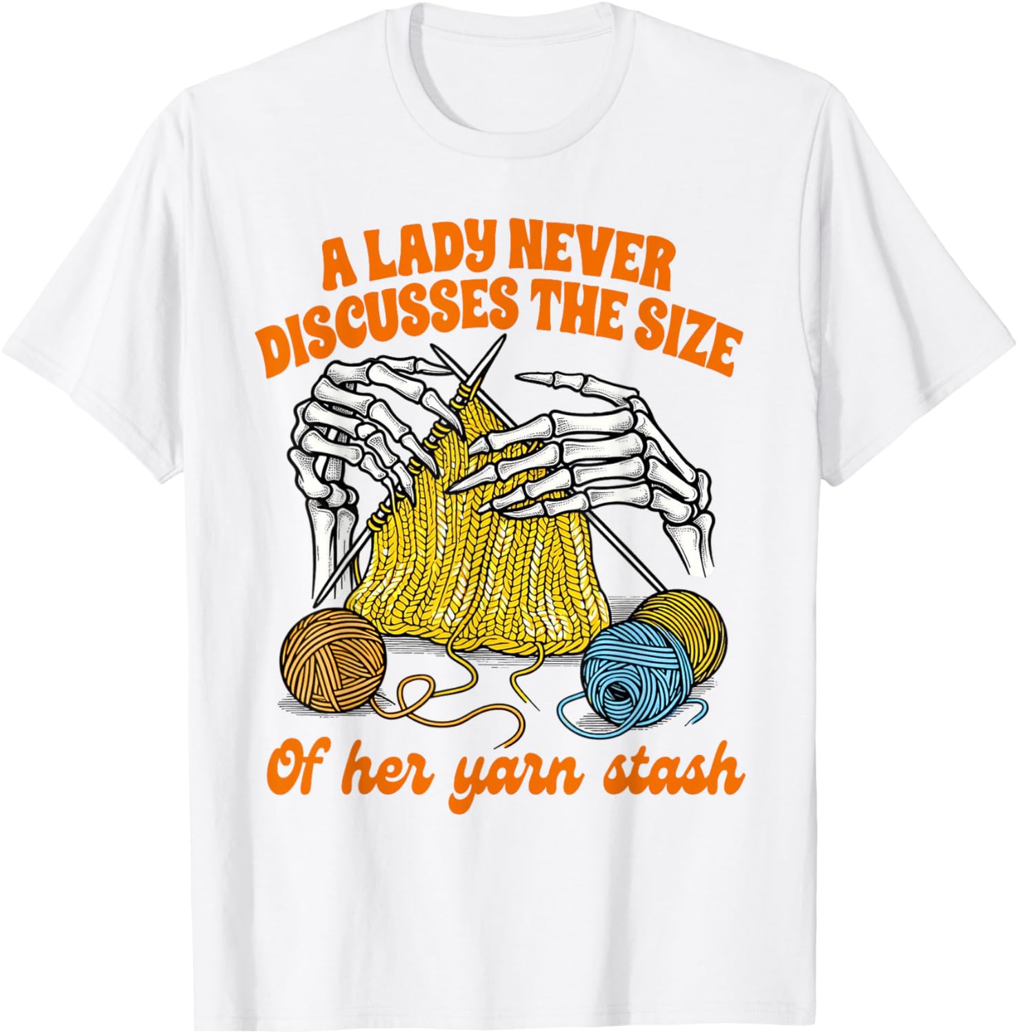 Knitting Lover Knit Happens The Size Of Her Yarn Stash Yarn Supply | High Search Volume | Perfect for Crafters