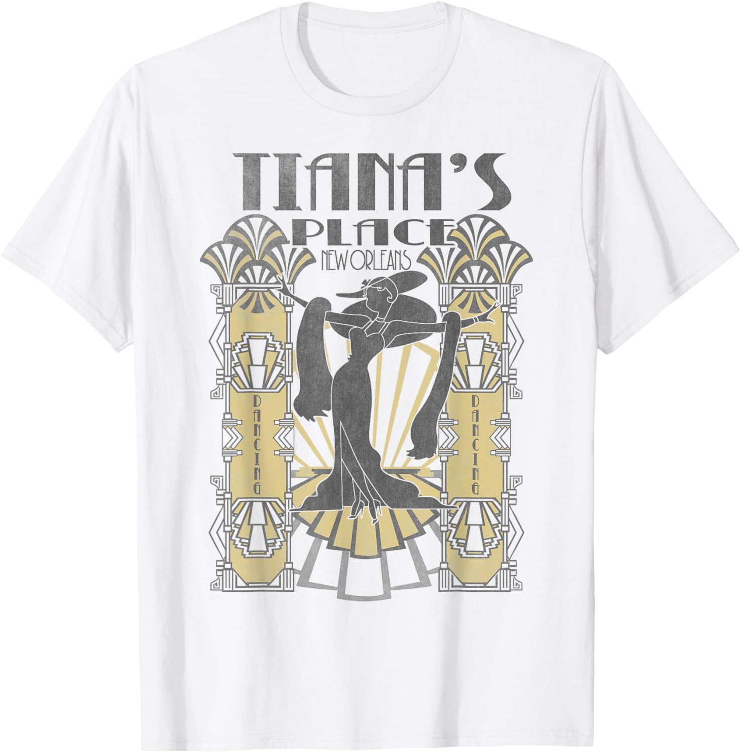 Disney Princess And The Frog Tiana's Place Art Deco Poster Apparel | Premium Quality | Aesthetic Casual Look