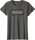 Cute Womens Leopard Mama Design Cheetah Mom Apparel Streetwear Style Everyday Wear