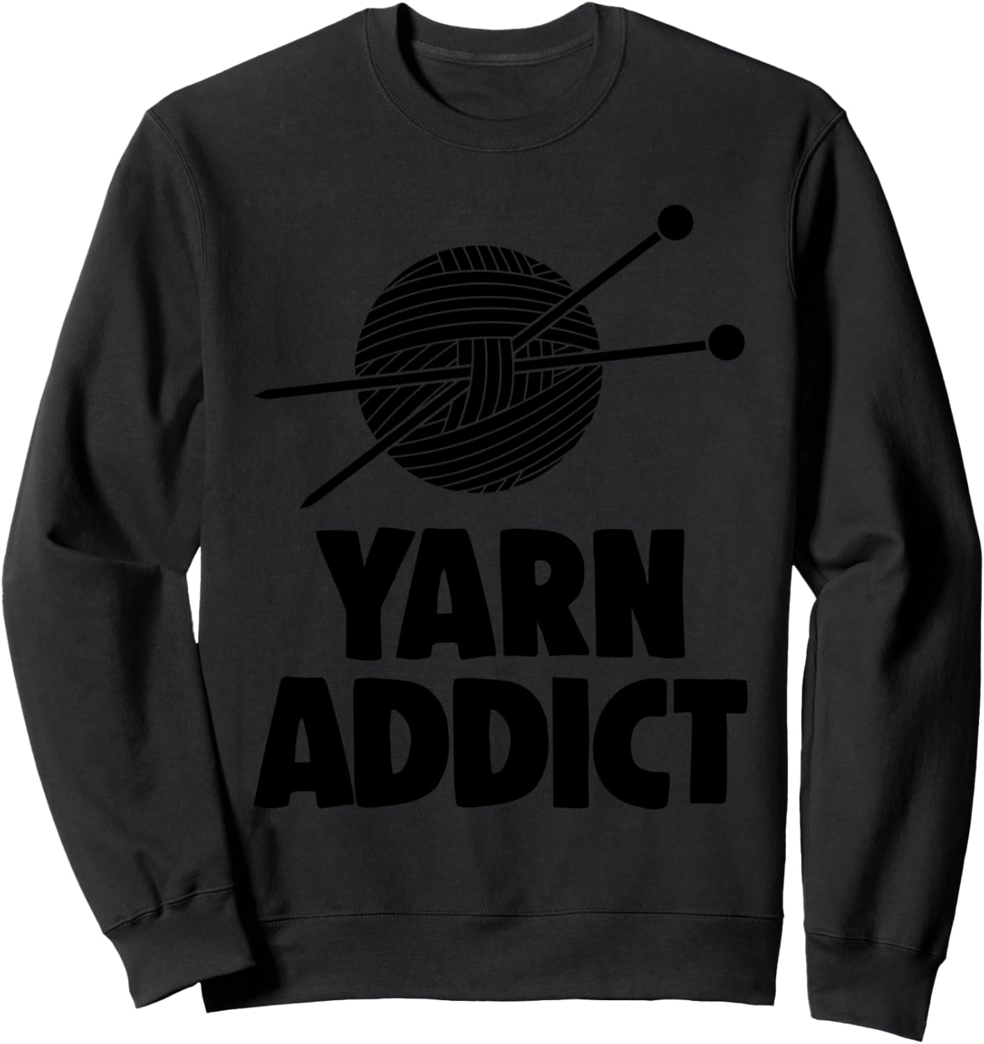 Yarn Addict Tee Shirts Women Funny Crochet Lovers Gift Sweatshirt T-Shirt | Trending 2025 | Best Seller Choice