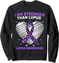 Cute Purple Lupus Awareness Shirts Women Heart Cheetah Print Sweatshirt T Shirt Premium Print Everyday Wear