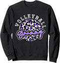 Leopard Cheetah Volleyball Purple Grammy Shirt Womens Trendy Sweatshirt T Shirt Viral TikTok Find Fan Favorite