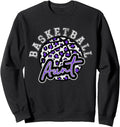 Leopard Cheetah Basketball Aunt Purple Trendy Spirit Sweatshirt T Shirt Streetwear Style Best Seller Look
