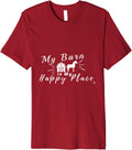 My Barn is My Happy Place Country Horse Apparel | Premium Quality | Daily Wear Essential