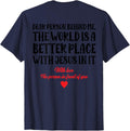 Dear Person The World Is A Better Place With Jesus back Apparel | US Viral Pick | Aesthetic Casual Look
