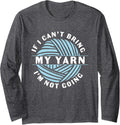 Yarn Addict Crafting T-shirt Crocheting Ladies Knitting Long Sleeve T-Shirt | Premium Quality | High CTR Title