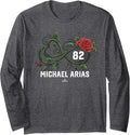 Infinite Heart Rose Thorns Michael Arias Chicago Baseball Long Sleeve Apparel | US Best Seller