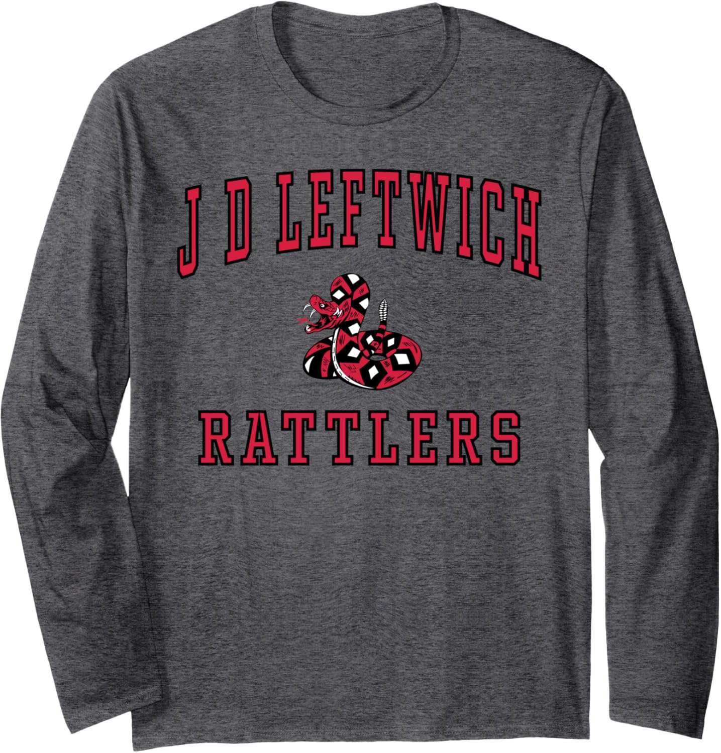 J.D. Leftwich High School Rattlers Long Sleeve T-Shirt C1 T-Shirt | Aesthetic Design