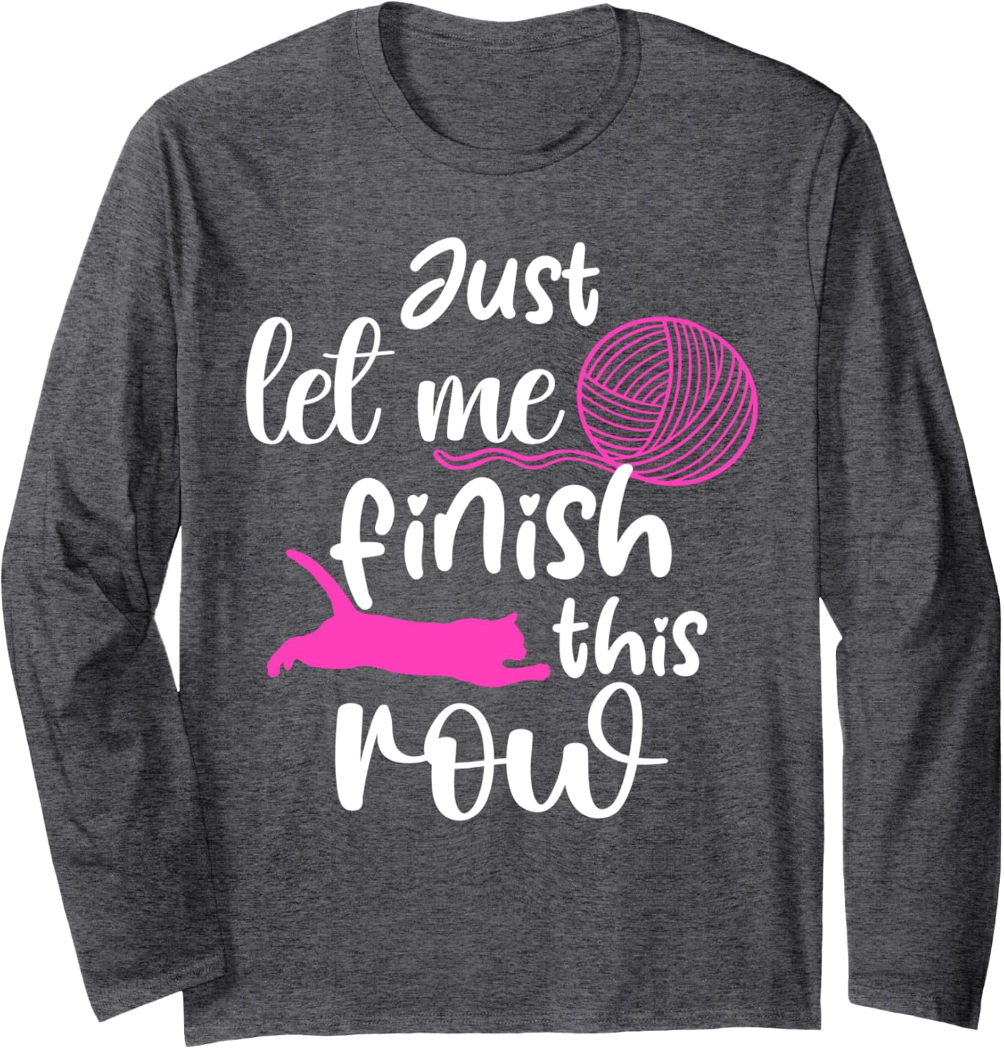 Knitting Crochet Crocheting Cat Kitten Yarn Mom Women Girl Long Sleeve Yarn Supply | Premium Quality | Best Seller Ch...