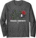 Infinite Heart Rose Thorns Michael Conforto San Francisco Long Sleeve Apparel | US Best Seller
