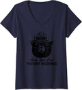 Womens Ripple Junction x Smokey Bear Only You Can Prevent Wildfires V-Neck Apparel | US Best Seller