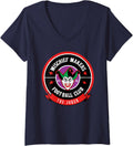 Womens Batman Football Mischief Makers FC The Joker V-Neck Apparel | High Search Volume | Must-Have Style