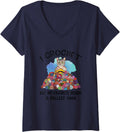 Womens I Crochet But My Favorite Hobby Is Collect Yarn V-Neck Yarn Supply | Viral US Pick | Customer Favorite