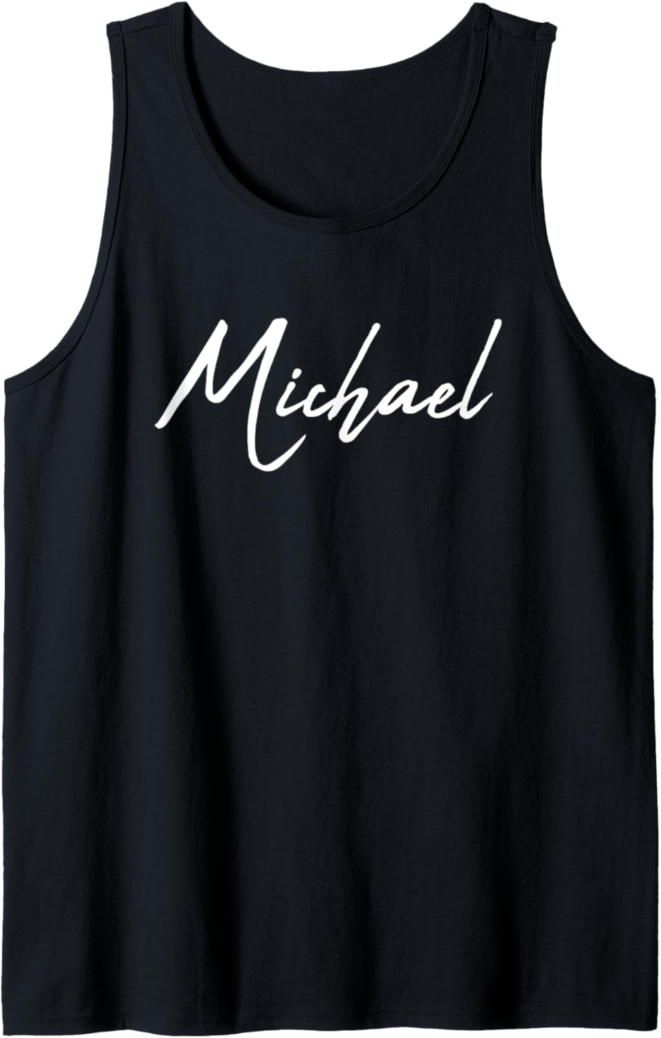 Beautiful Handwritten Font Michael Calligraphy Tank Top Tank Top | Premium Quality