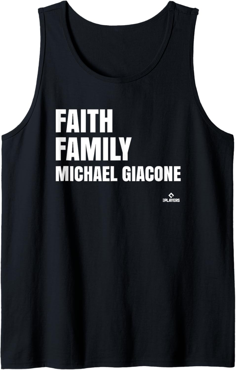 Faith Family Michael Giacone Prospect Baseball Fan Gear Tank Top Tank Top | US Best Seller