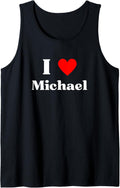 Fun Graphic I heart-I love Michael Tank Top Tank Top | Premium Quality