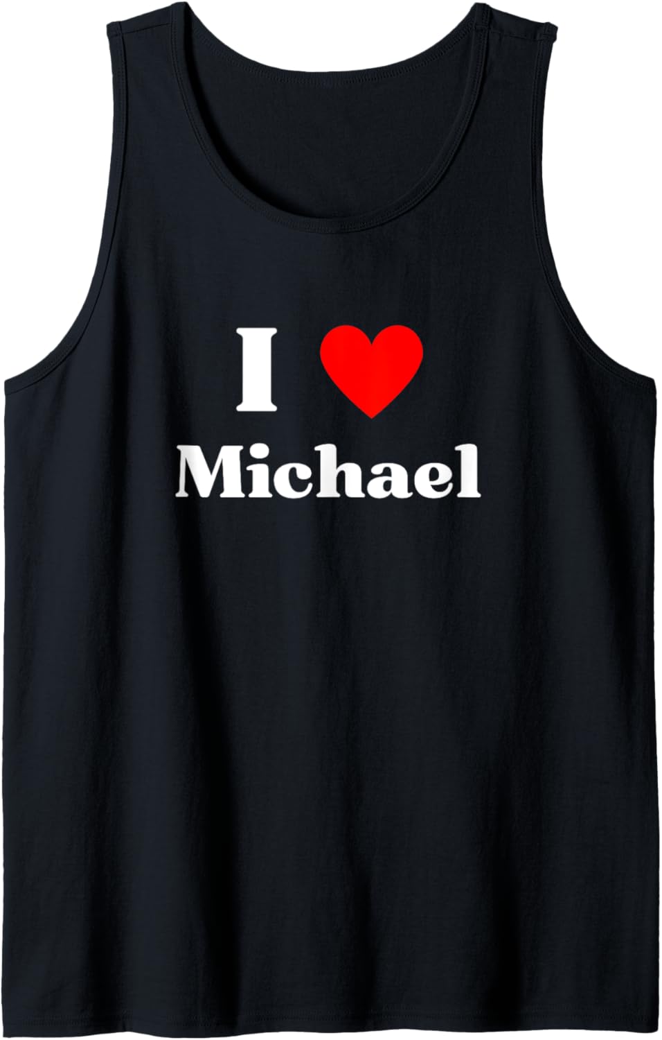 Fun Graphic I heart-I love Michael Tank Top Tank Top | Premium Quality