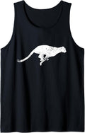 Distressed Grunge Cheetah Print Vintage Cheetah Tank Top Tank Top Premium Print Fan Favorite