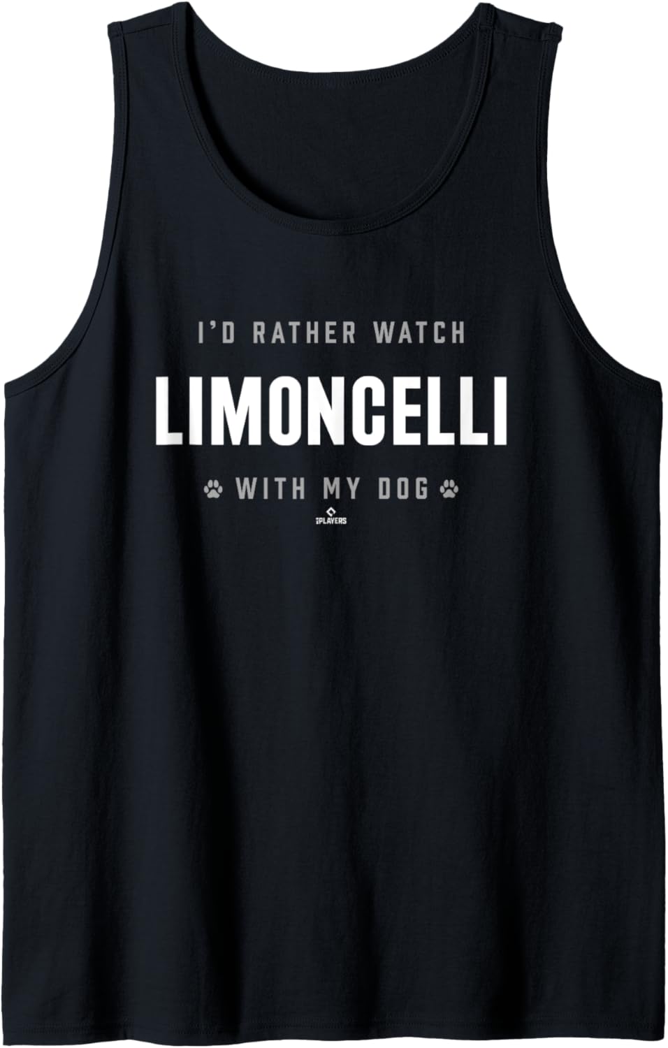 Watch with My Dog Michael Limoncelli Prospect Baseball Fan Tank Top Tank Top | Everyday Casual Wear