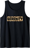 Funny Serenity Leopard Print Personalized Name Serenity Tank Top Tank Top Trending US US Top Pick