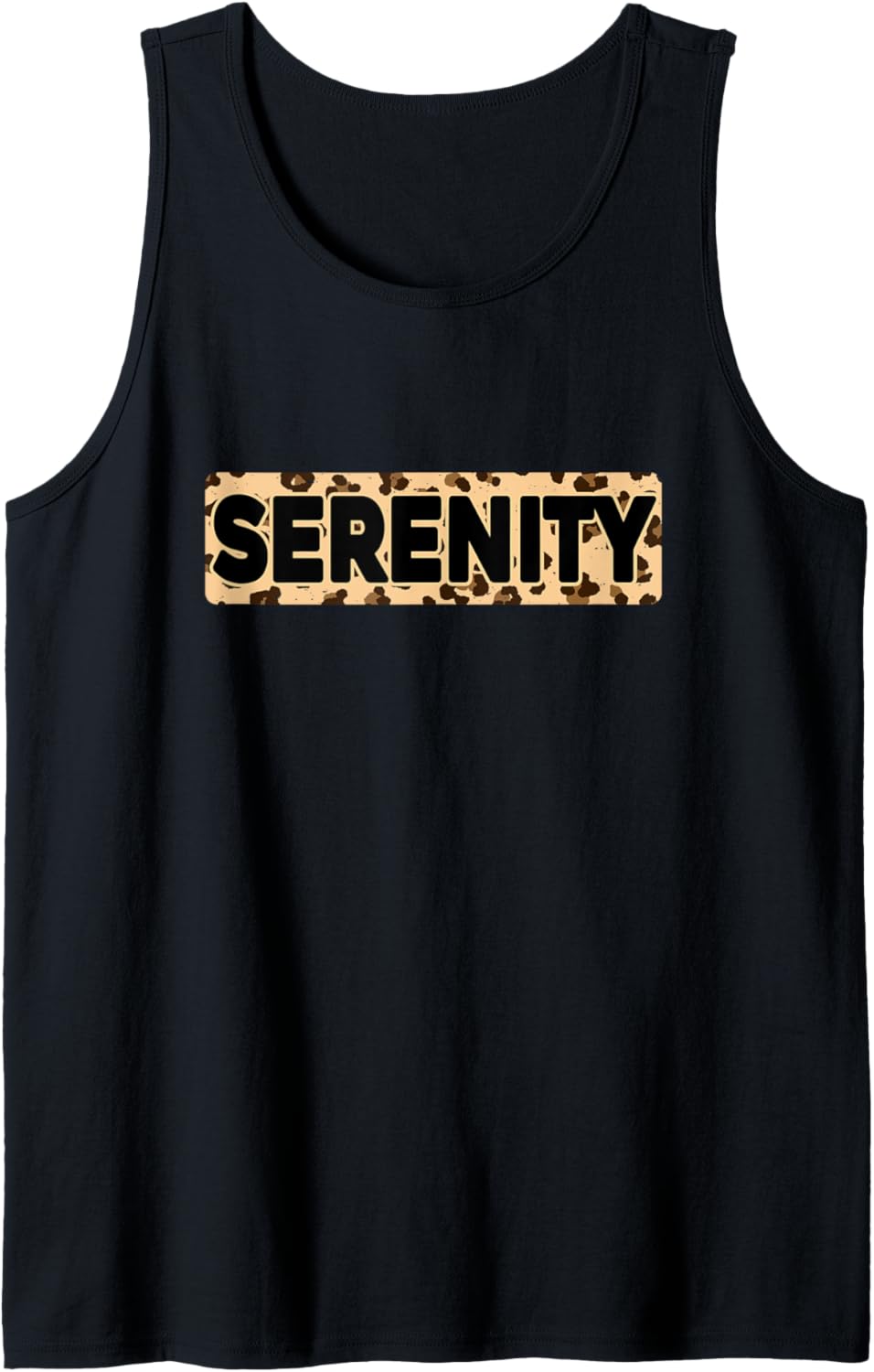 Funny Serenity Leopard Print Personalized Name Serenity Tank Top Tank Top Trending US US Top Pick