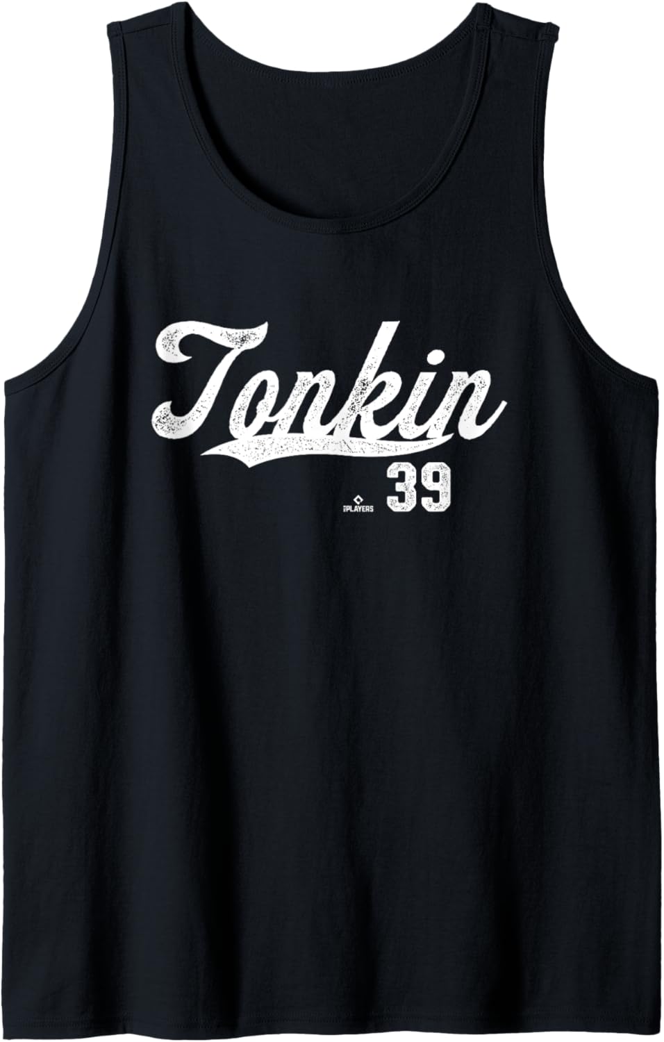 Distressed Swoosh Michael Tonkin Minnesota Baseball MLBPA Tank Top Tank Top | Everyday Casual Wear