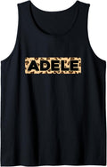 Funny Adele Leopard Print Personalized Name Adele Tank Top Tank Top High Search Demand Fan Favorite