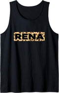 Funny Rena Leopard Print Personalized Name Rena Tank Top Tank Top High Search Demand Fan Favorite