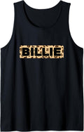 Funny Billie Leopard Print Personalized Name Billie Tank Top Tank Top Viral TikTok Find Best Seller Look