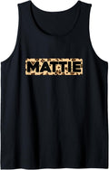 Funny Mattie Leopard Print Personalized Name Mattie Tank Top Tank Top Trending US Everyday Wear