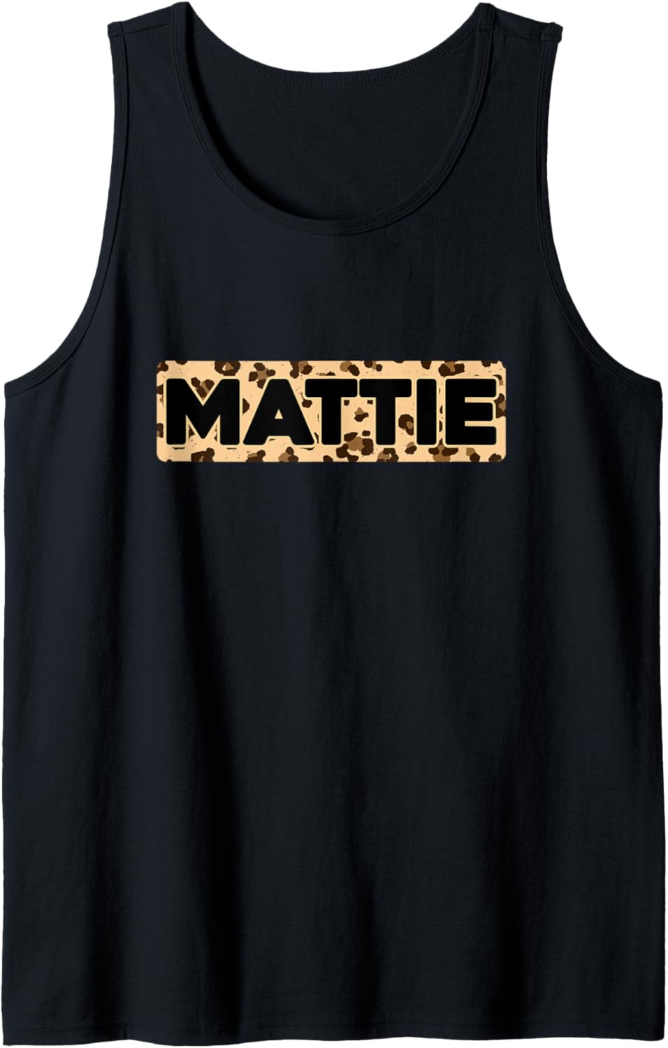Funny Mattie Leopard Print Personalized Name Mattie Tank Top Tank Top Trending US Everyday Wear