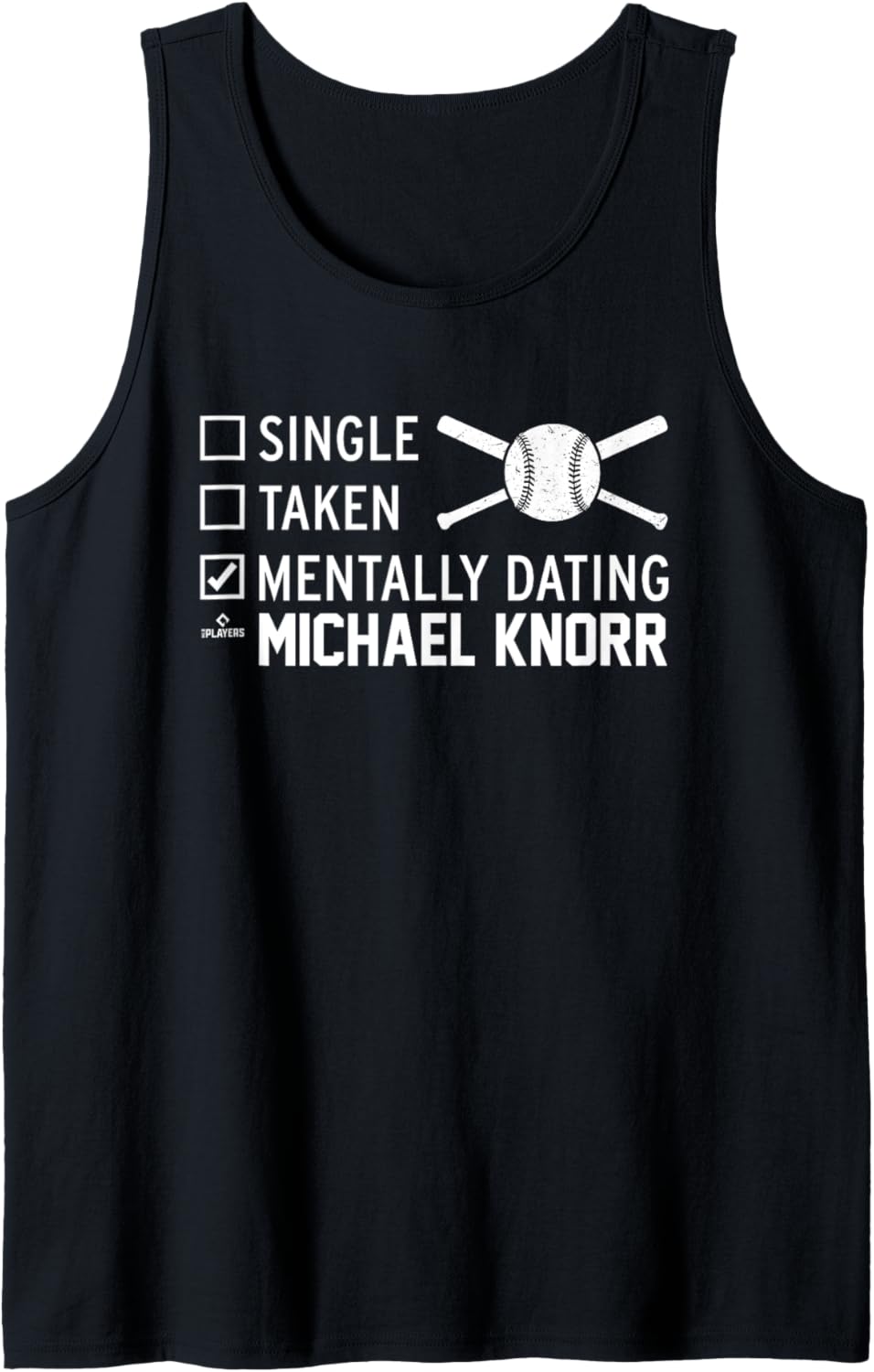 Mentally Dating Michael Knorr Prospect Baseball Fan Gear Tank Top Tank Top | Viral Streetwear Style