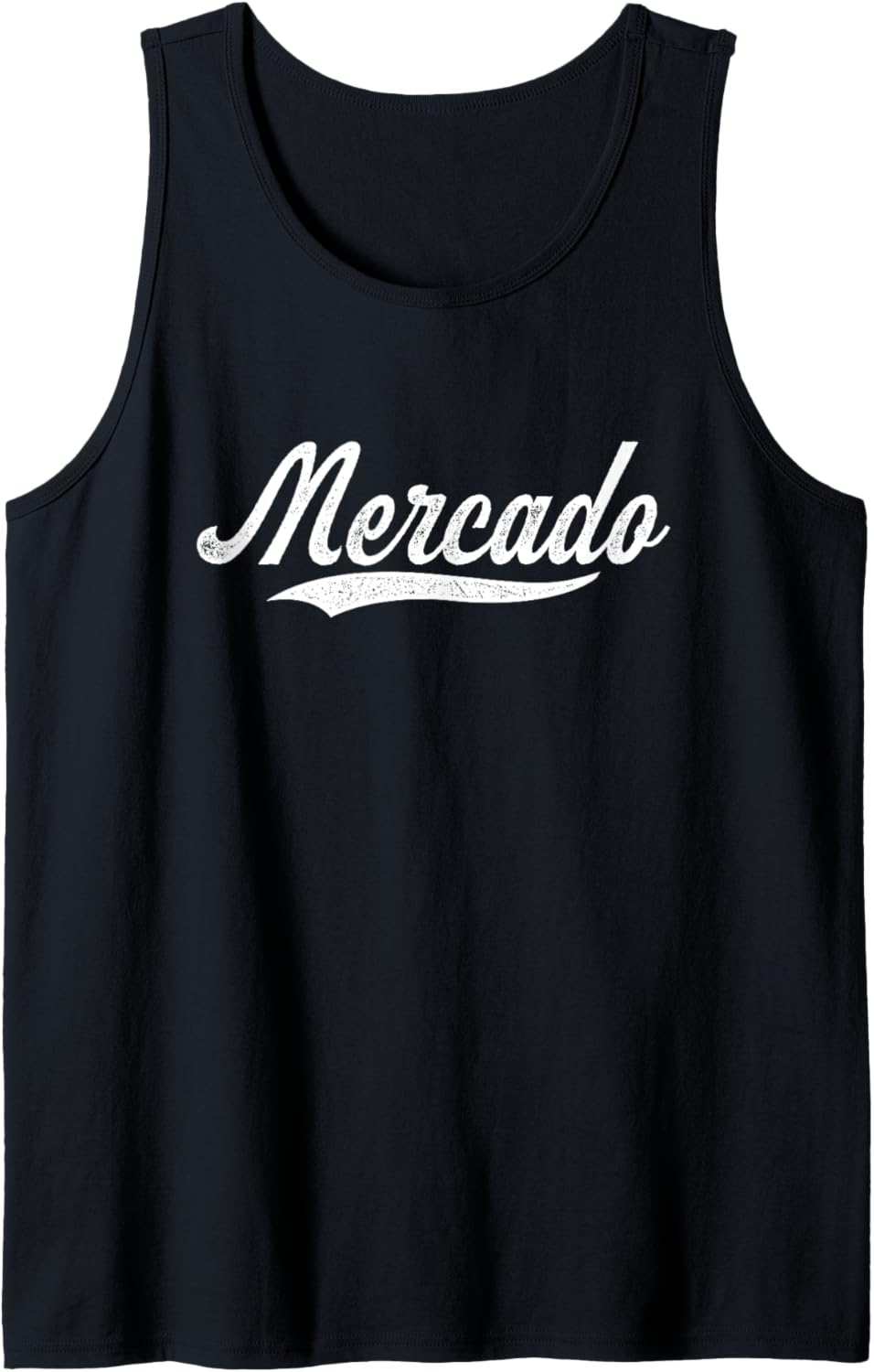 Distressed Script Michael Mercado Prospect Baseball Fan Gear Tank Top Tank Top | Everyday Casual Wear