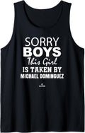 This Girl is Taken By Michael Dominguez Prospect Baseball Tank Top Tank Top | US Best Seller