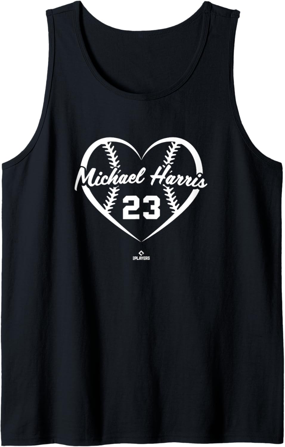 Baseball Heart Number Michael Harris Atlanta MLBPA Tank Top Tank Top | Premium Quality