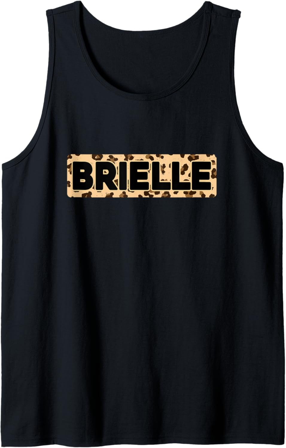 Funny Brielle Leopard Print Personalized Name Brielle Tank Top Tank Top Streetwear Style US Top Pick