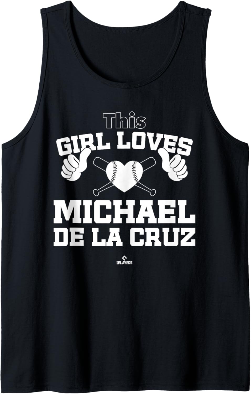 This Girl Loves Michael De La Cruz Prospect Baseball Fan Tank Top Tank Top | US Best Seller