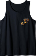 Womens Leopard Cheetah Print Monogram Initial LETTER P Tank Top Tank Top Comfort Fit Fan Favorite