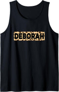 Funny Deborah Leopard Print Personalized Name Deborah Tank Top Tank Top Streetwear Style US Top Pick