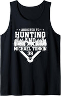 Addicted to Bear Hunting & Michael Tonkin Minnesota Baseball Tank Top Tank Top | Trending 2025