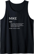 Mike Is The Best Funny Name Definition Michael Mike Tank Top Tank Top | Everyday Casual Wear
