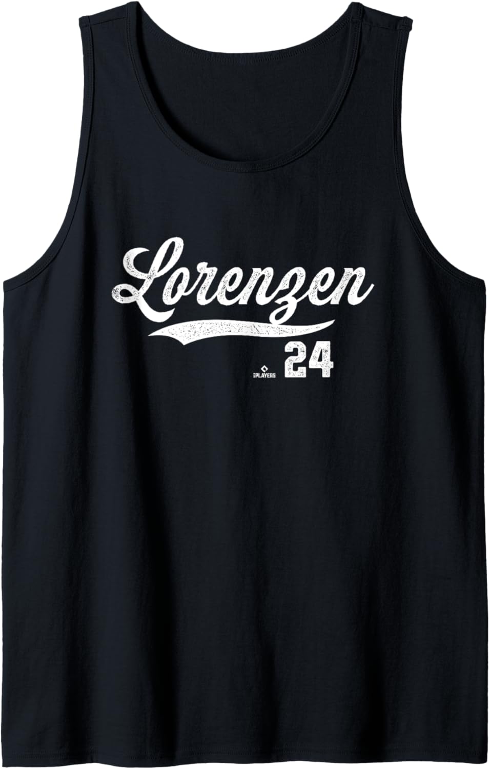 Distressed Swoosh Michael Lorenzen Kansas City Baseball Tank Top Tank Top | Viral Streetwear Style