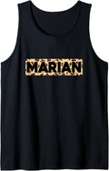Funny Marian Leopard Print Personalized Name Marian Tank Top Tank Top Comfort Fit Fan Favorite
