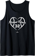 Baseball Heart Number Michael Fulmer Chicago MLBPA Tank Top Tank Top | Viral Streetwear Style